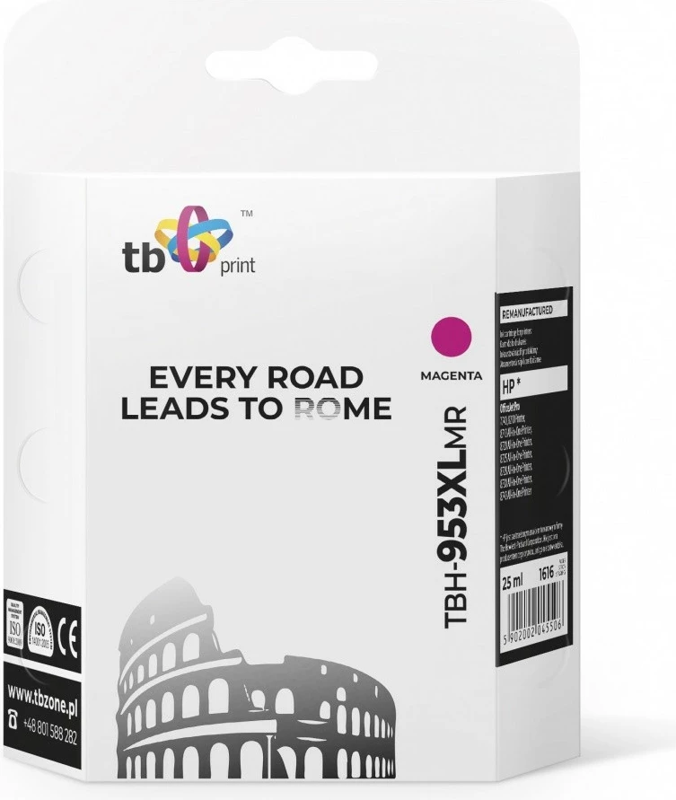 Toner TB Print TBH-953XLMR për HP OfficeJet Pro, Magenta, 25ml