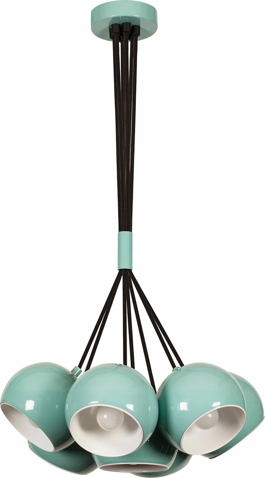 Llambë tavani Opviq, Sivani, ngjyrë turquoise dhe e bardhë, MR-629