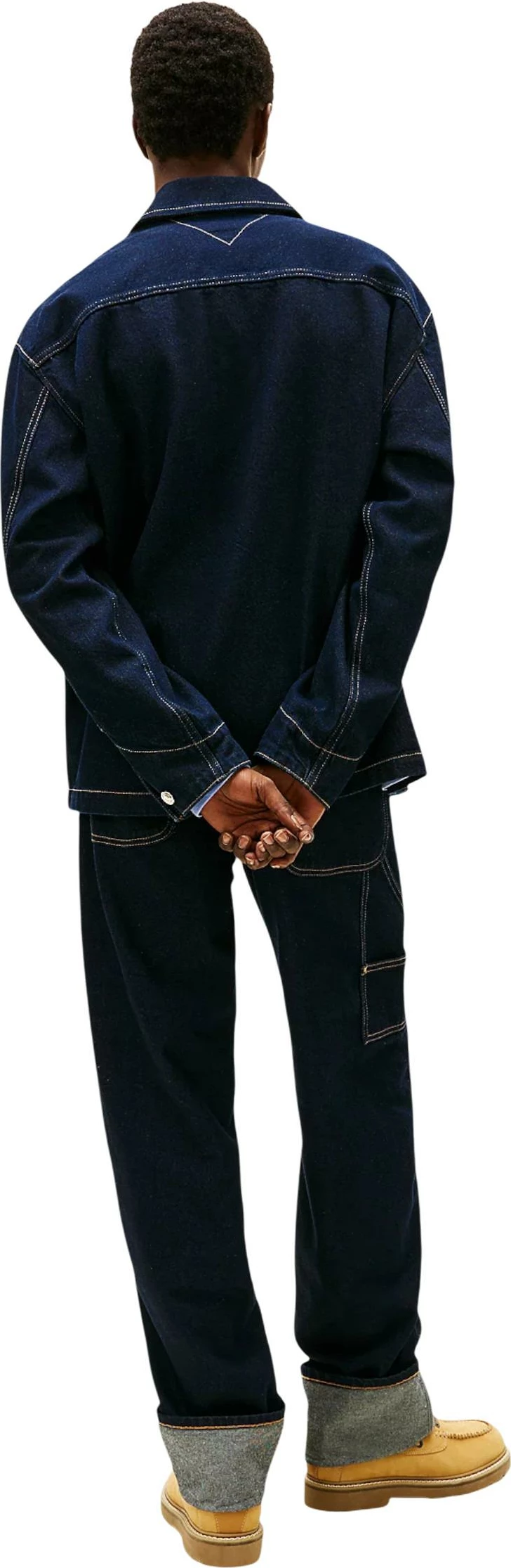 Jakne për meshkuj Tommy Hilfiger Jeans DM0DM22419, denim e errët [Madhësia: XXL]