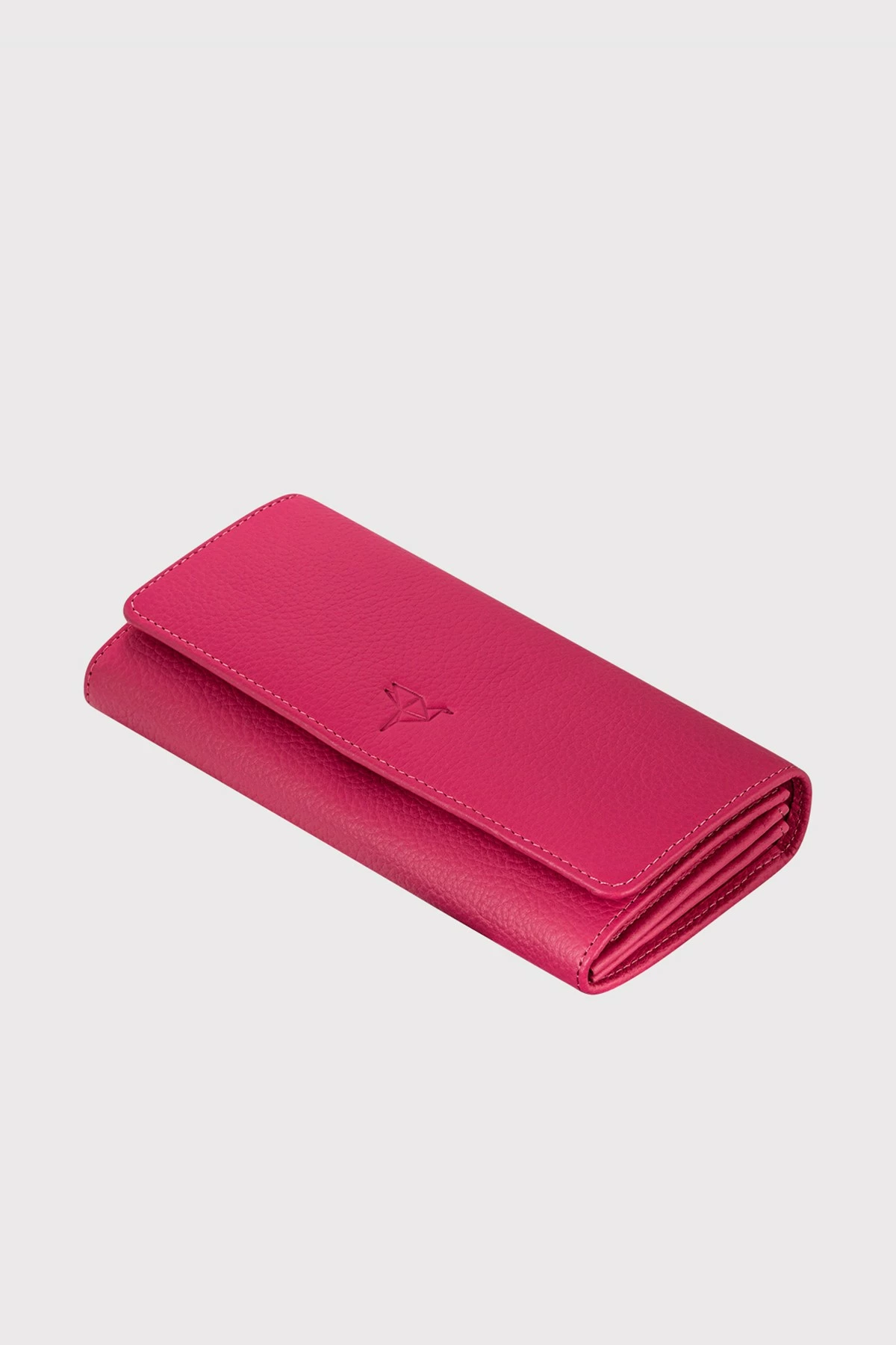 Portofol për gra, lëkurë natyrale, ngjyrë fuchsia, Zoozie Bags Angel