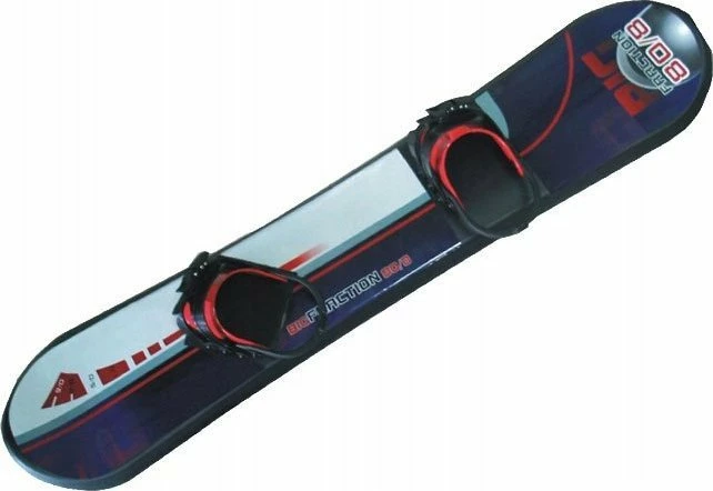 Dërrasë snowboardi Spartan 130 cm, Full Rocker, me lidhëse, e zezë
