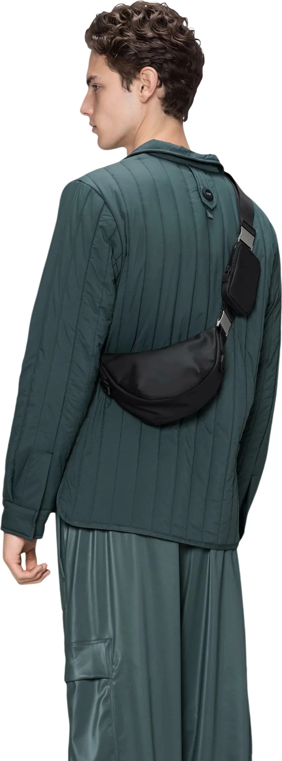 Çantë krahu Rains Valera Shoulder Bag Mini W3 13650, e zezë