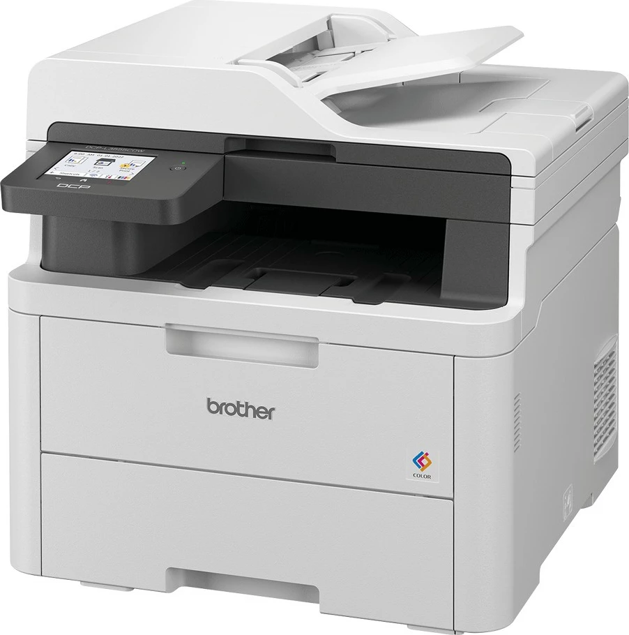 Printer laser Brother DCP-L3555CDW, ngjyrë, A4, Wi-Fi, gri