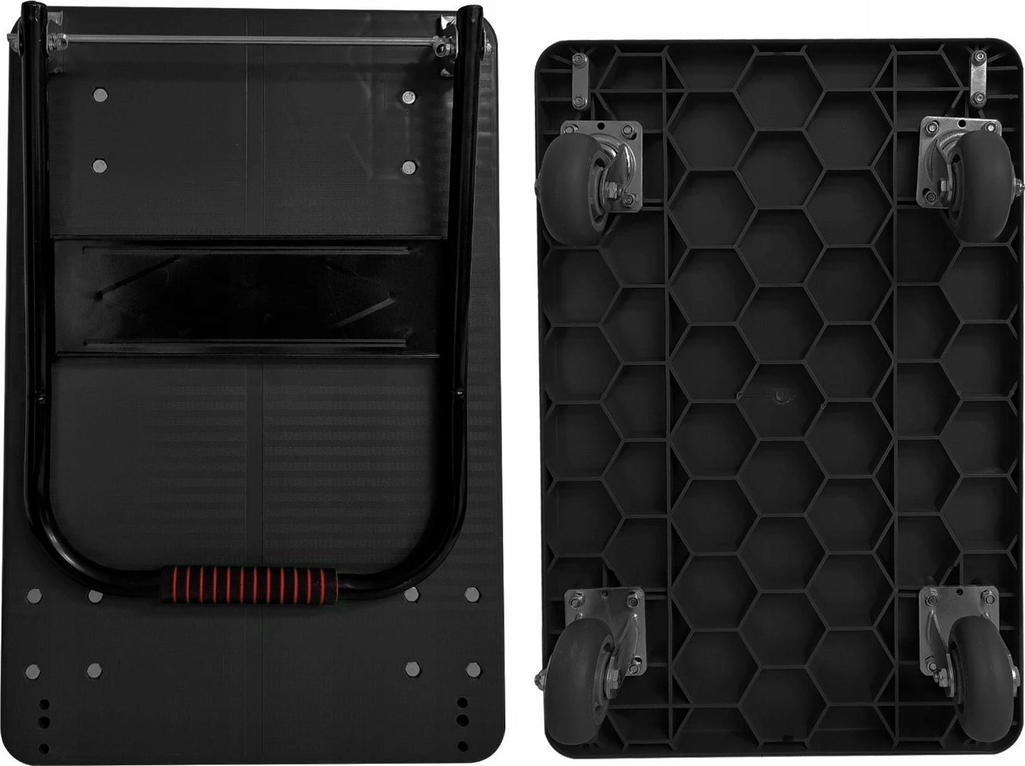 Karrocë platformë palosëse Mozos JP-TG9060 400 kg 90×60 cm, e zezë