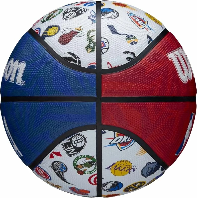 Top Basketbolli Wilson për meshkuj dhe femra, ngjyrë blu dhe të kuqe [Madhësia: 7]