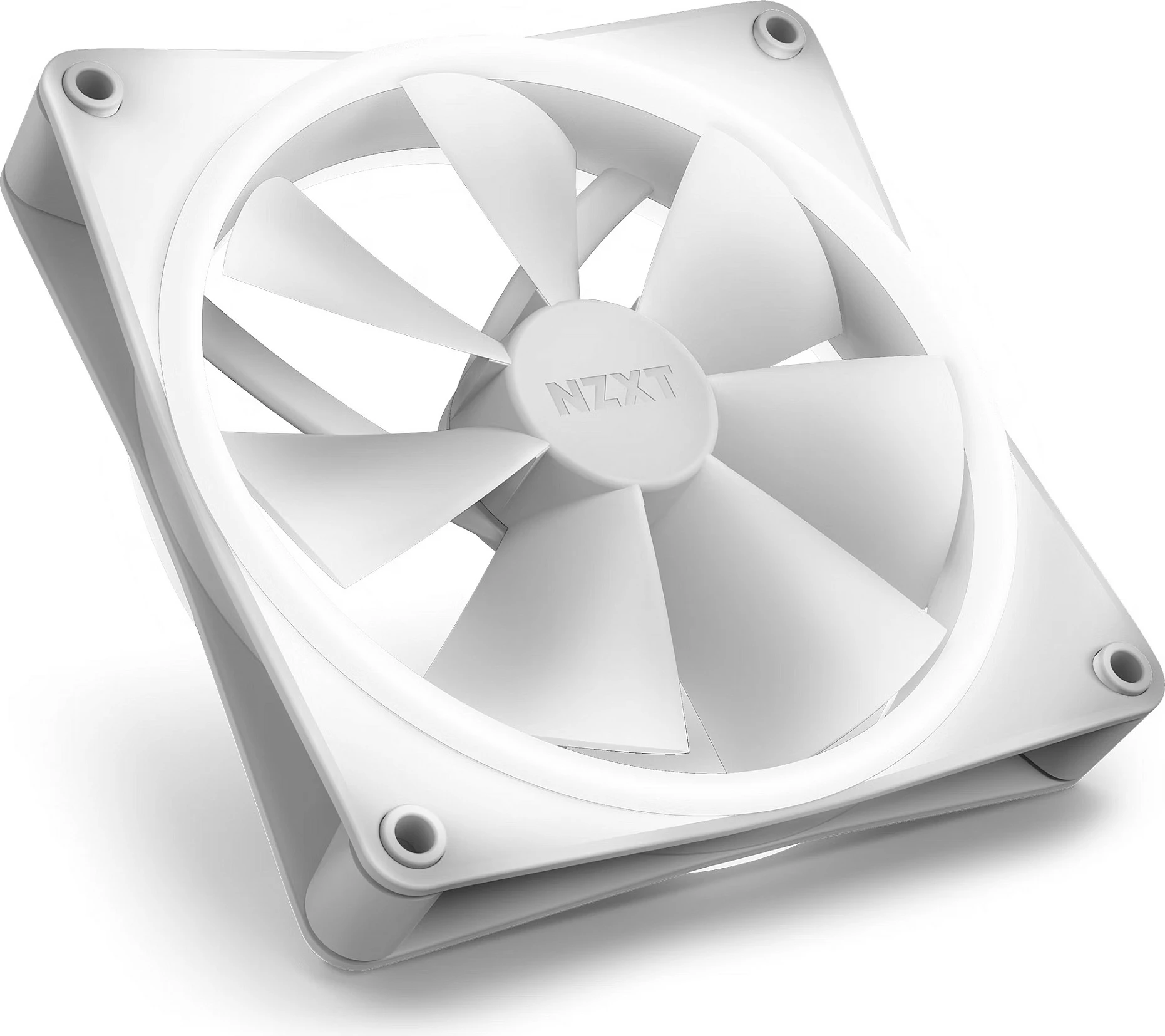 Fan NZXT F140 RGB DUO 140mm, 500-1800 RPM, i bardhë
