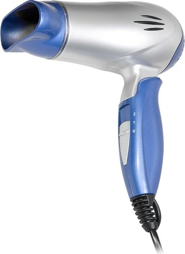 Tharëse flokësh, Lafe, SWS-001.1, 1200 W, 3 shpejtësi, dorezë palosëse, me koncentrator, blu/argjendtë