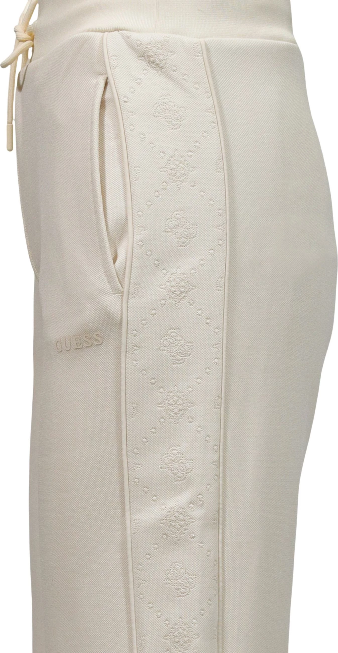 Pantallona sportive për femra Guess Elsa Wide Leg V6BB20 K6366, bezhë e errët [Madhësia: XS]