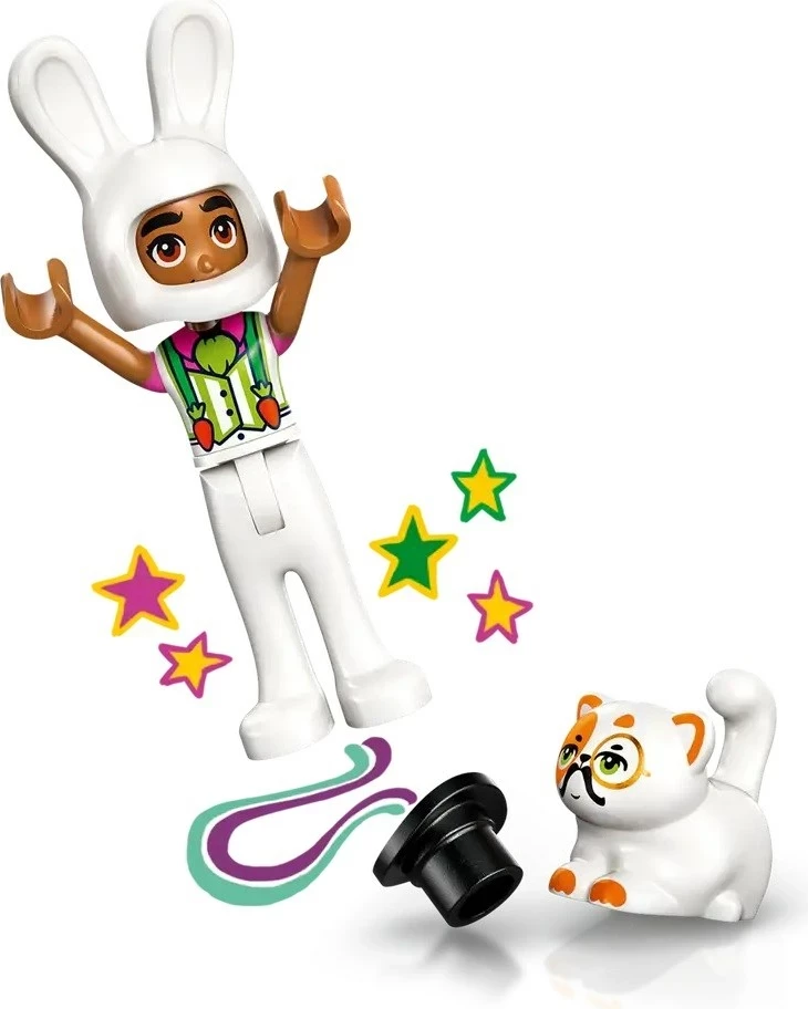 Set lodrash LEGO Friends 42661, 261 pjesë, me 5 minifigura, Party me njëbrirësh dhe zanë