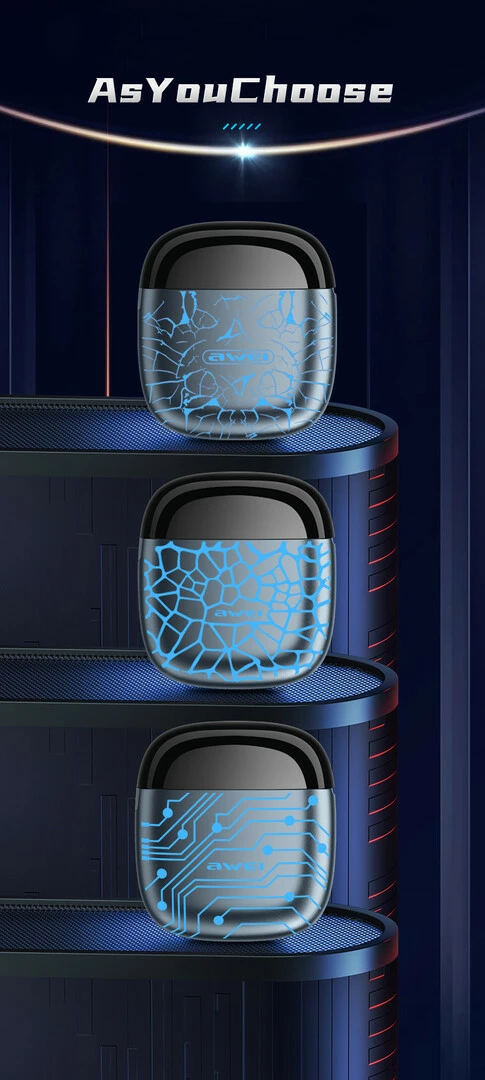 Kufje Me Bluetooth AWEI T28Pro (Kalter)