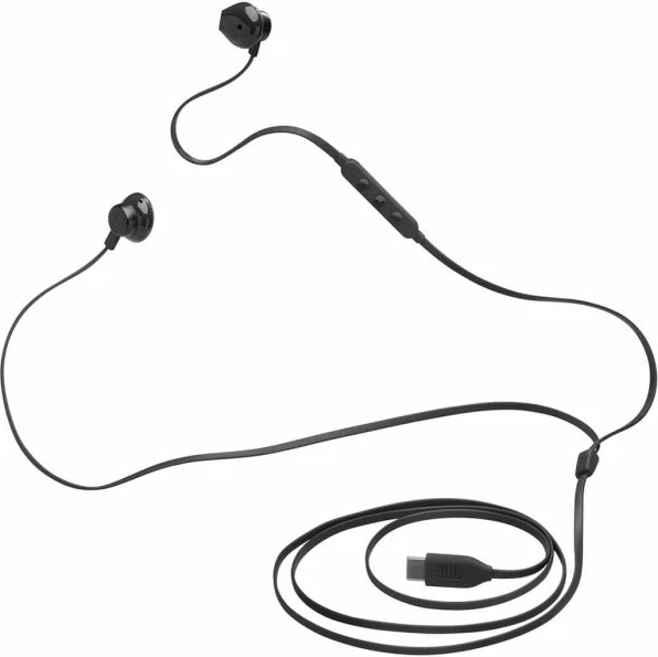 Kufje JBL Tune 305C USB-C me kabllo, me mikrofon, të zeza