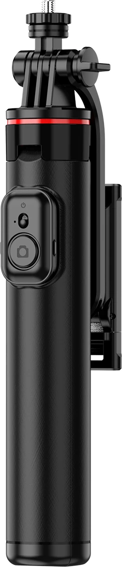 Shkop selfie me tripod, Wozinsky WC1Y2S, 1.31 m, kontrollues Bluetooth 5.2, filetë 1/4", i zi