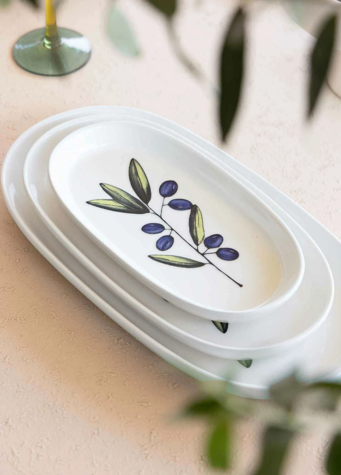 Set pjatash shërbimi (2 copë), Hermia Concept, OVS0021