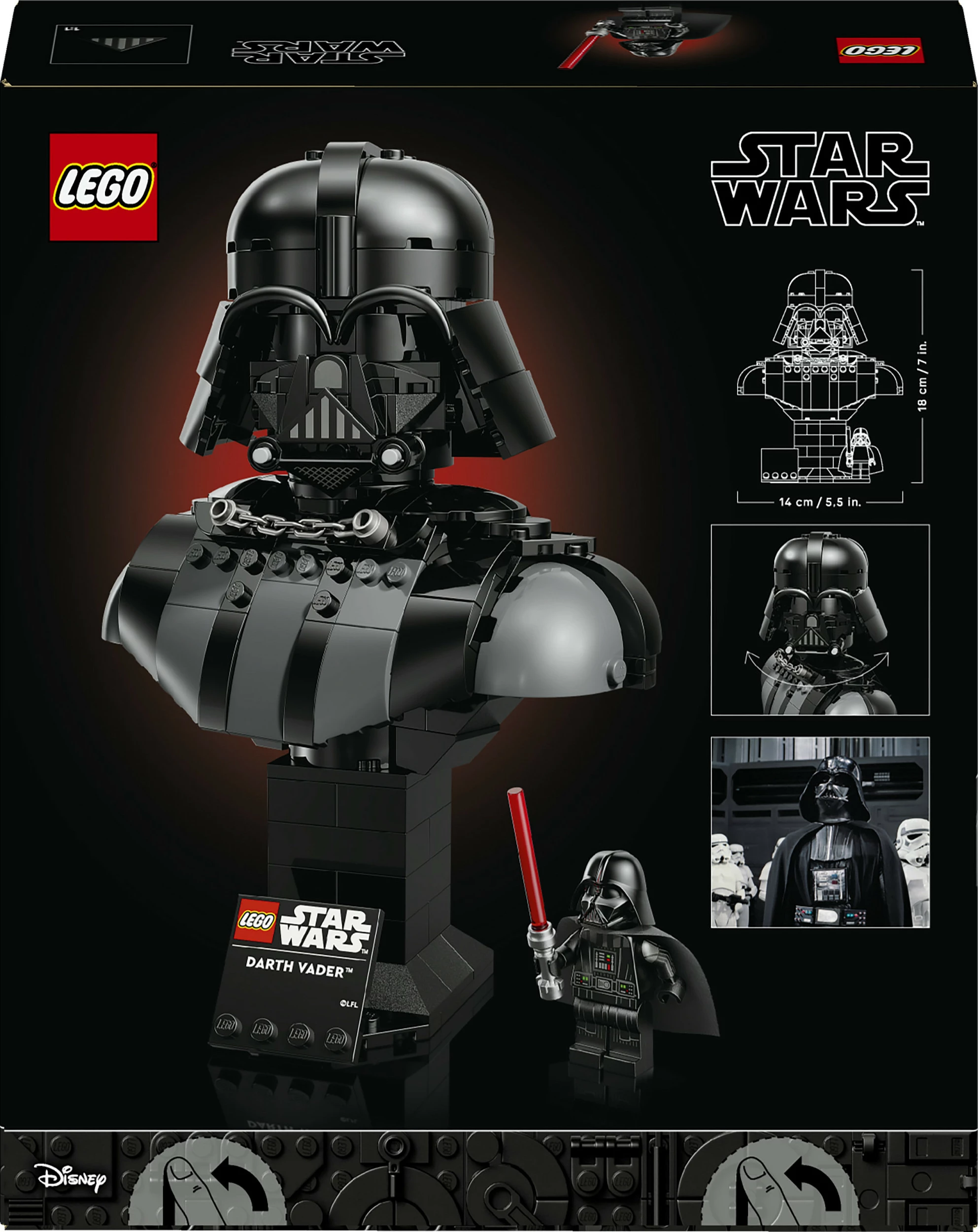 Set ndërtimi LEGO Star Wars 75439 Darth Vader, 349 pjesë, multikolor