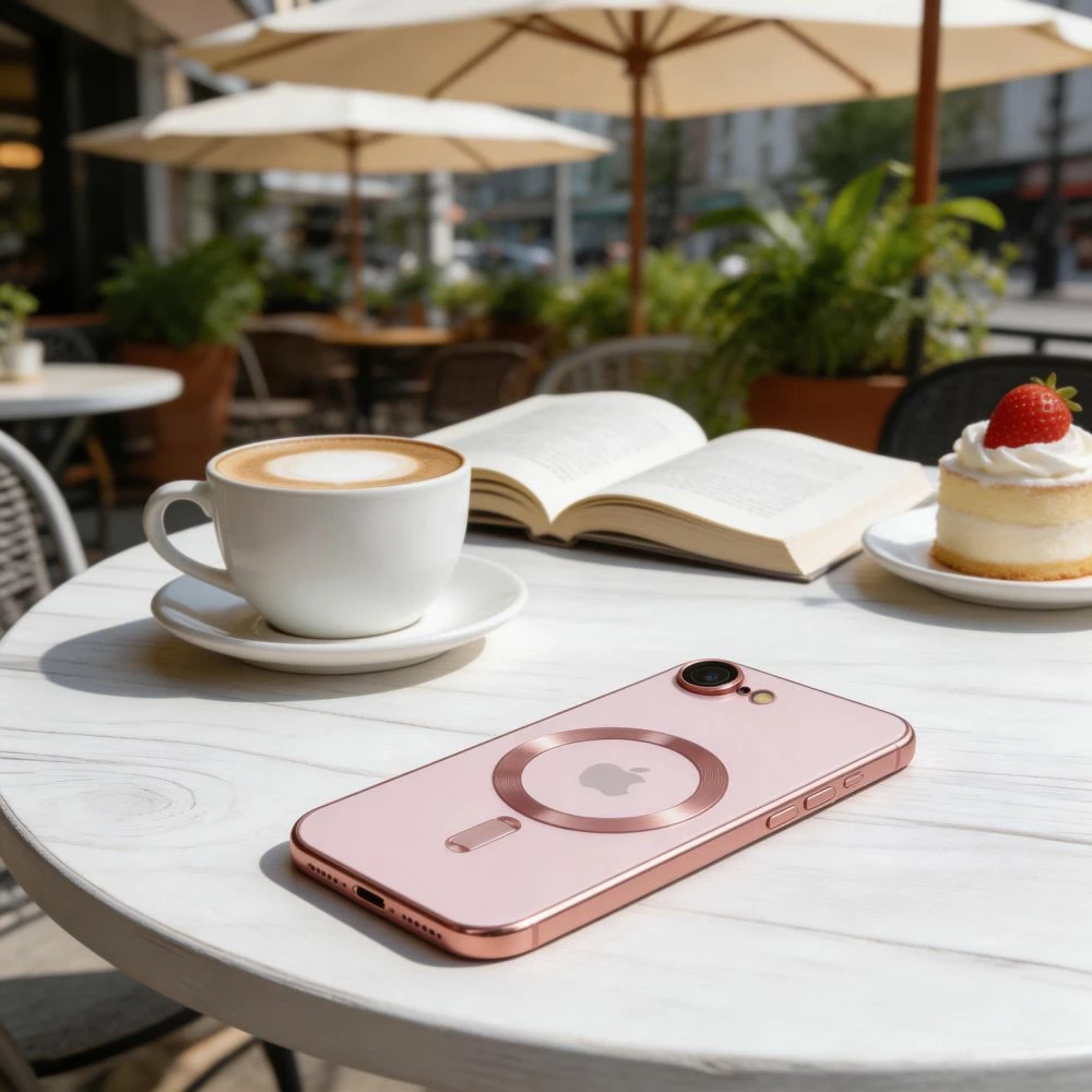 Mbështjellës Tech-Protect MagFlex MagSafe për iPhone 16e/17e, rozë, 1 copë