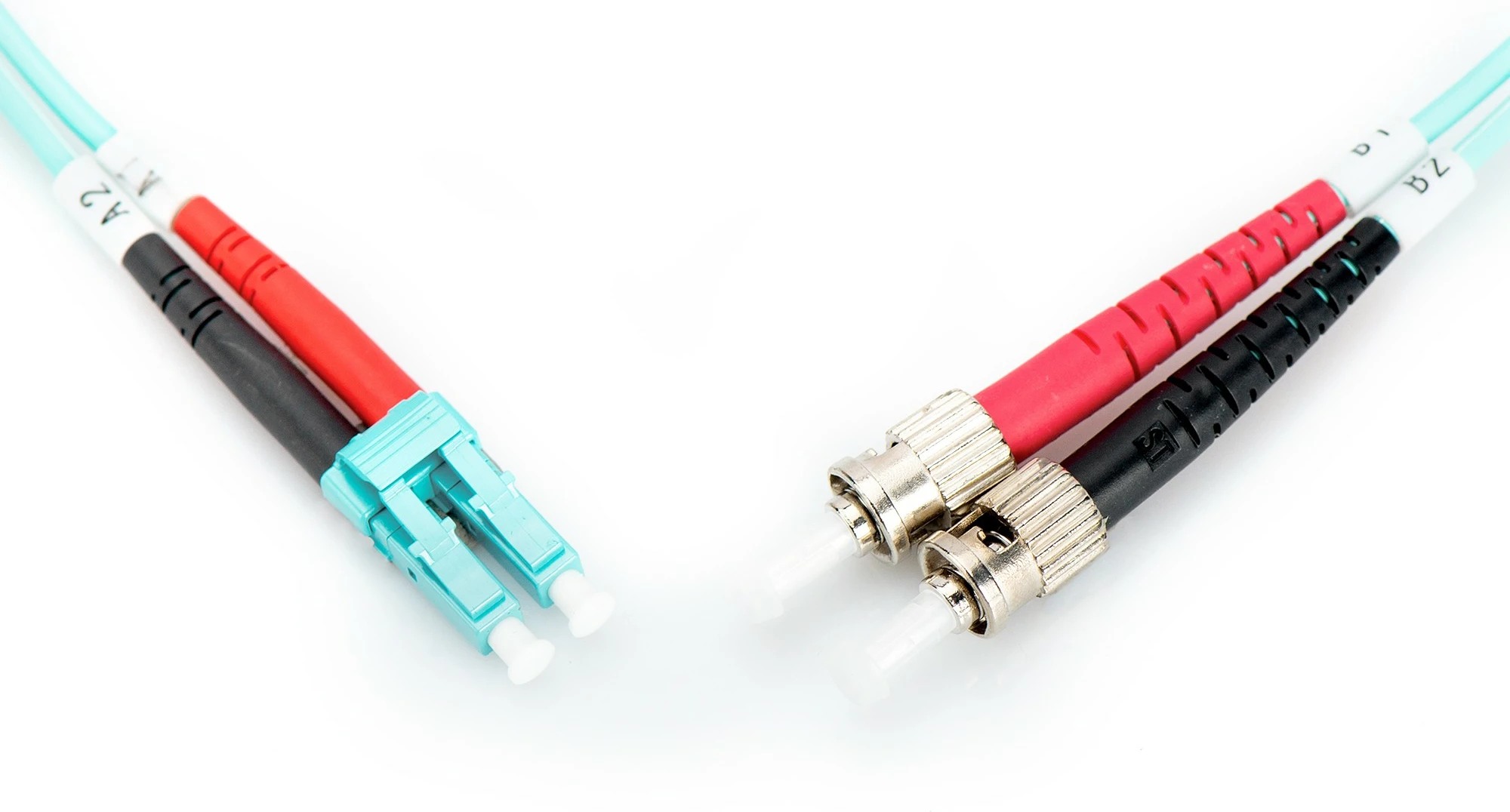 Kabllo optike Digitus LWL Patchkabel LC-ST 5m OM3 aqua