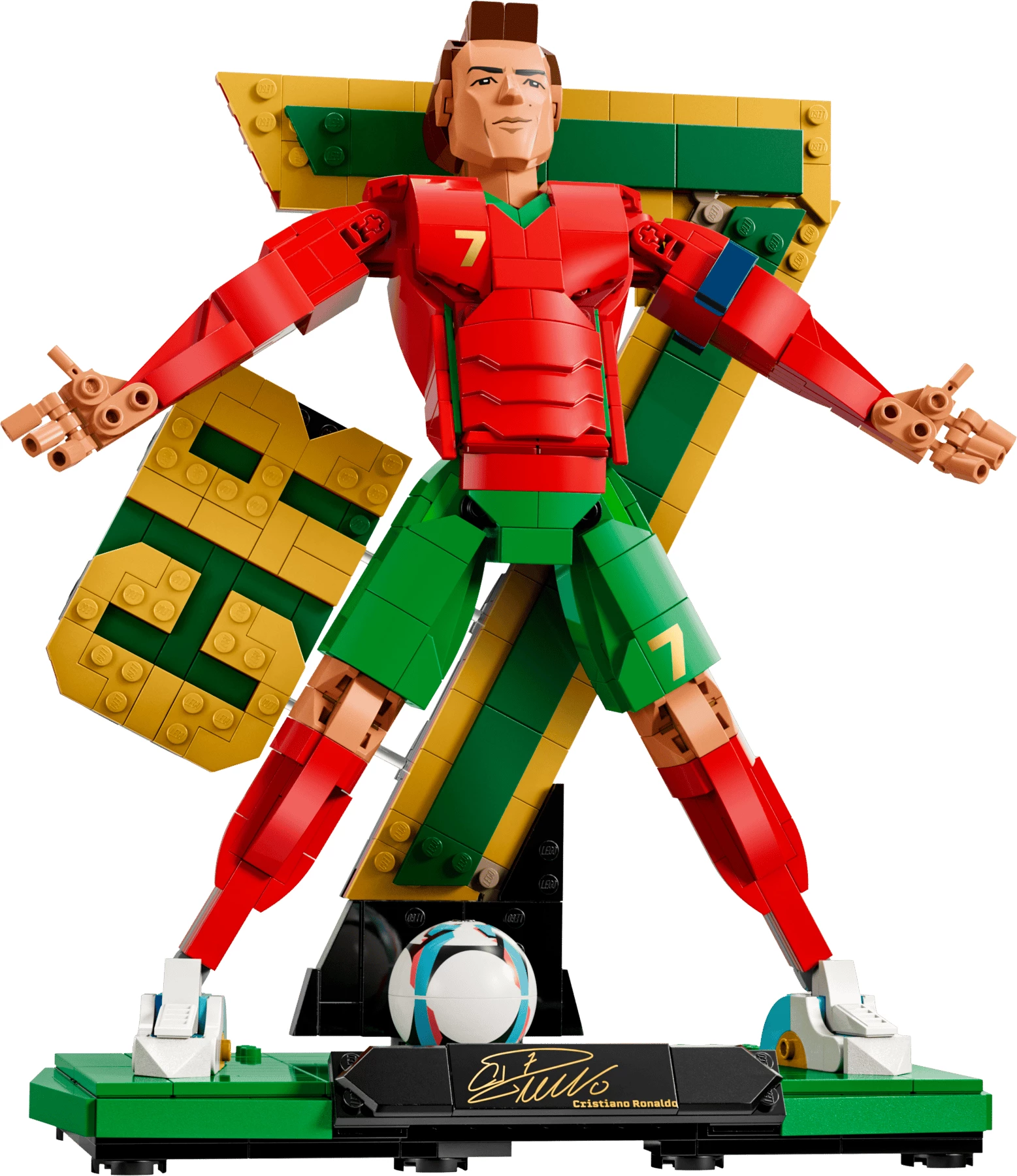 Set LEGO Editions Cristiano Ronaldo Football Legend 43016, 854 pjesë, 12+, 2-në-1