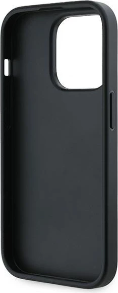 Mbështjellës Karl Lagerfeld Diagonal Quilted Script për iPhone 13 Pro Max, i zi