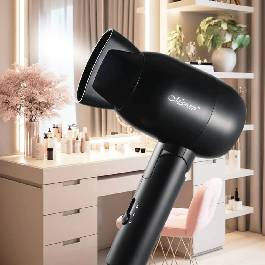 Tharëse flokësh Maestro MR-200, 1500W, E zezë
