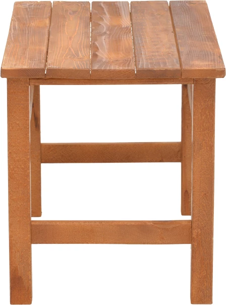 Tavolinë plazhi, dru ahu, ngjyrë arre, 60x40x45 cm