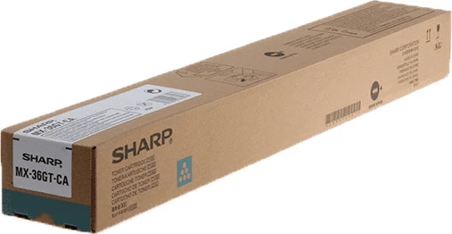 Toner, Sharp, MX-36GTCA, kapacitet 15000 faqe, cian