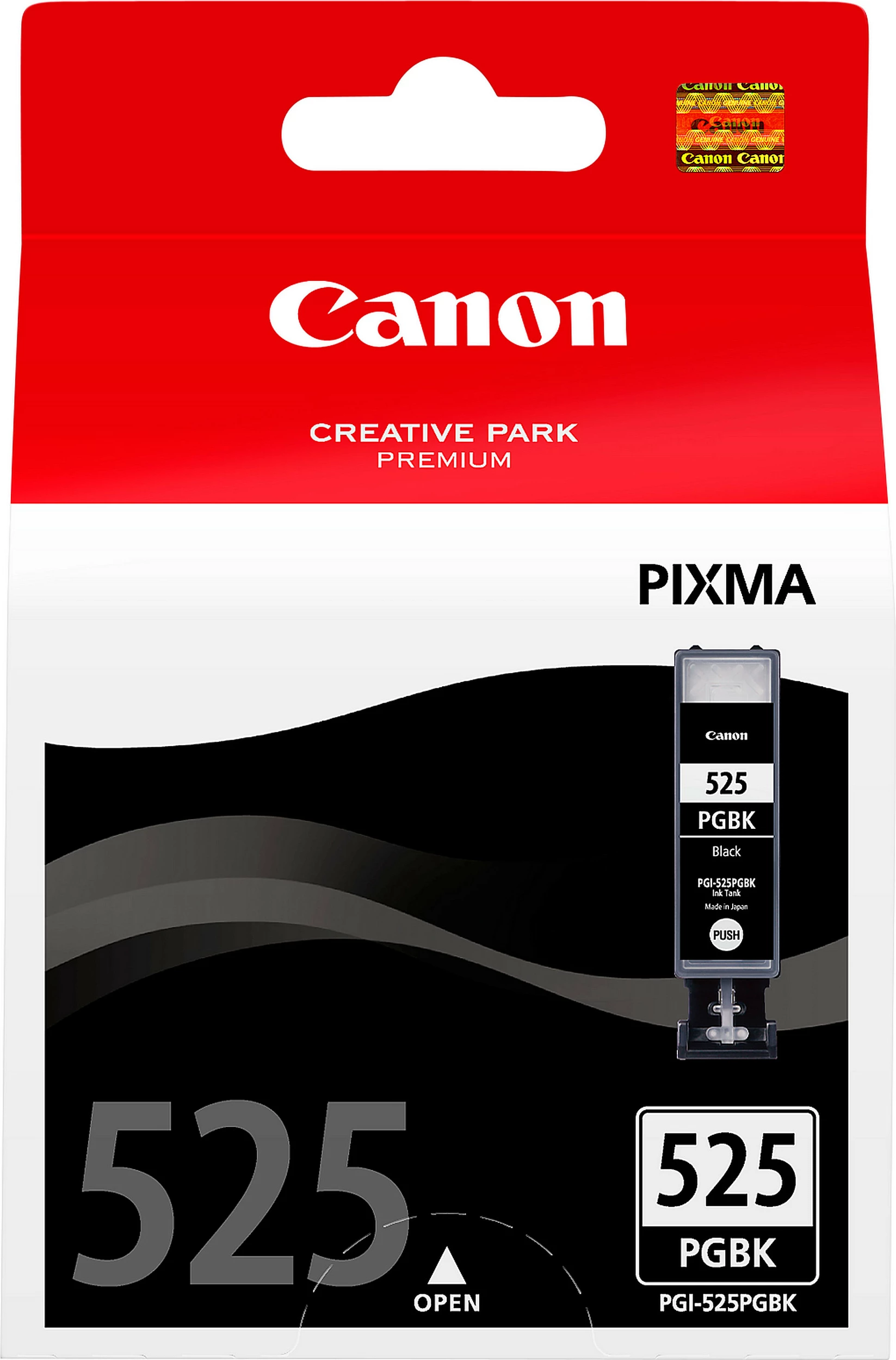 Toner Canon PGI-525PGBK, pigment i zi, për PIXMA