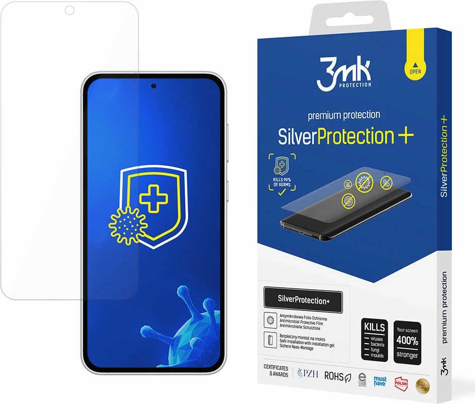 Mbështjellës ekranit 3mk SilverProtection+ për Samsung Galaxy S23 FE