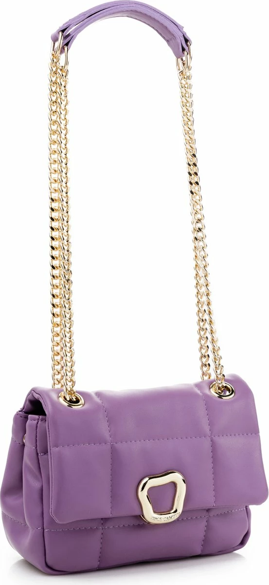 Çantë shpatulle ngjyrë vjollcë, Vince Camuto, Bologna