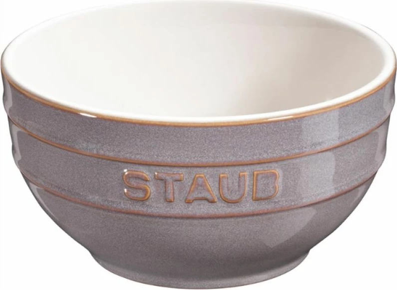 Filxhanë ceramike STAUB 700 ml, të hirtë, set prej 4 copë