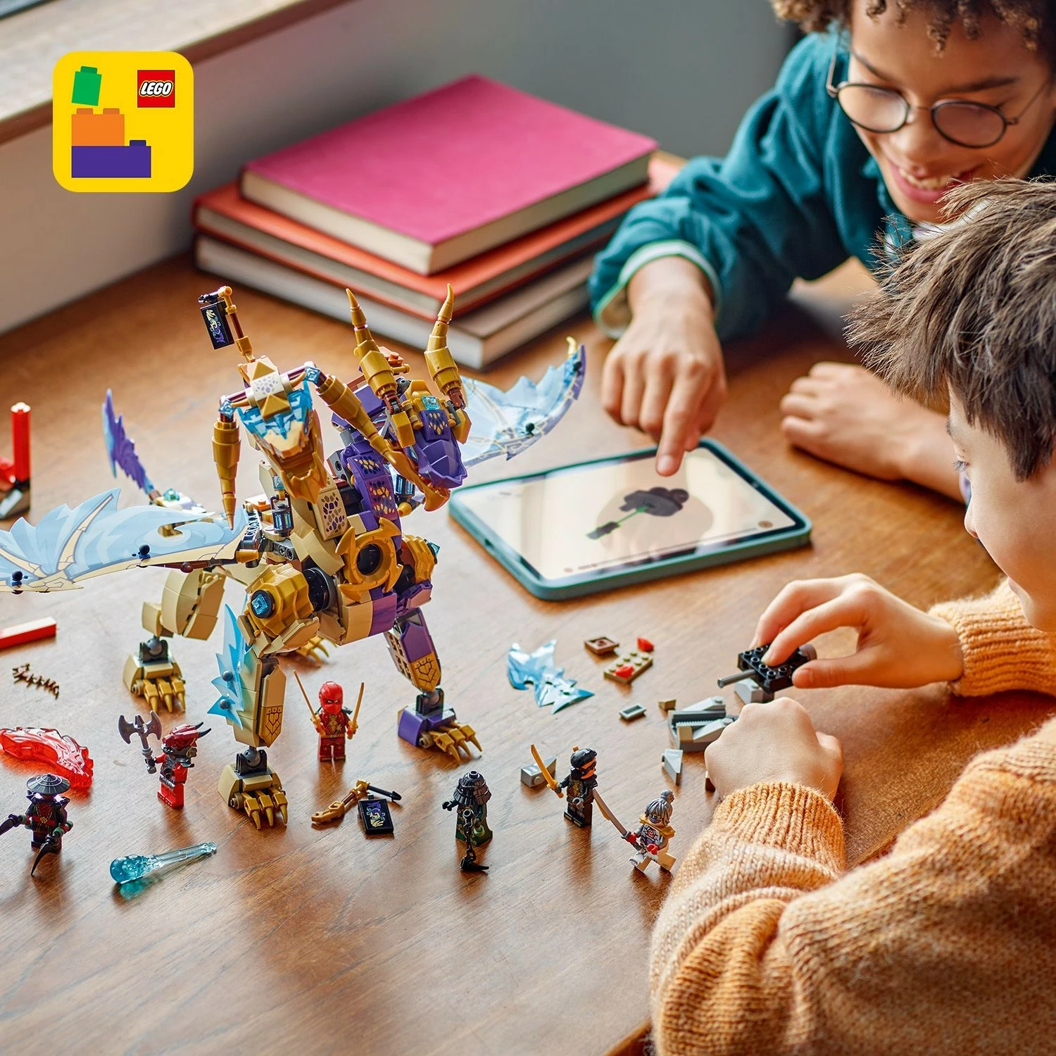 Set ndërtimi LEGO Ninjago 71836 Lichtbogendrache, 869 pjesë, multikolor
