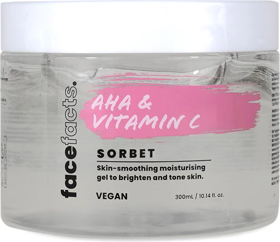 Face Facts AHA + Vitamin C Sorbet Moisturiser - 300g