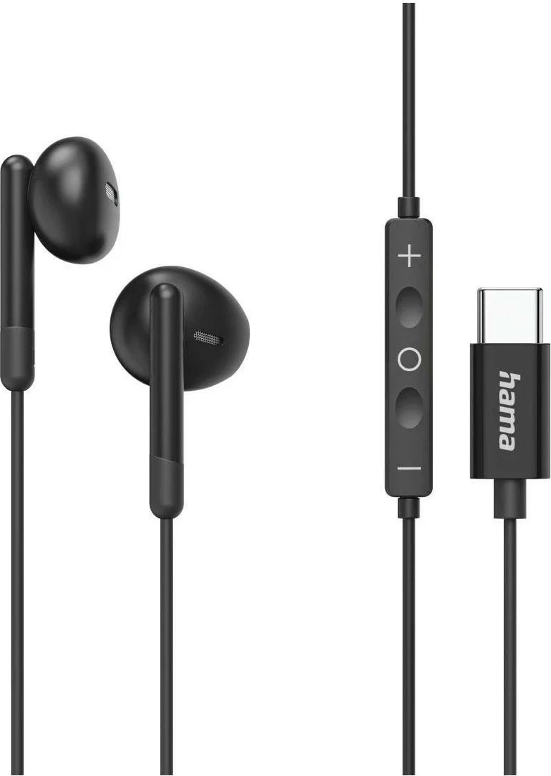 Kufje Hama Classy, in-ear, USB-C, të zeza