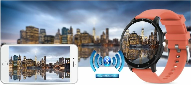 Smartwatch Gravity për meshkuj, e zezë