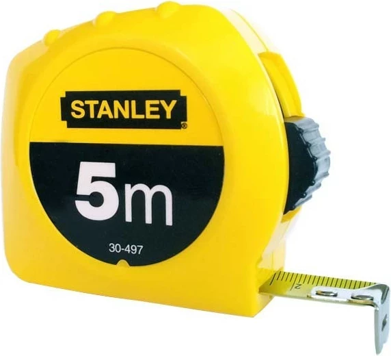 Metër shirit Stanley 0-30-497 5 m x 19 mm, i verdhë