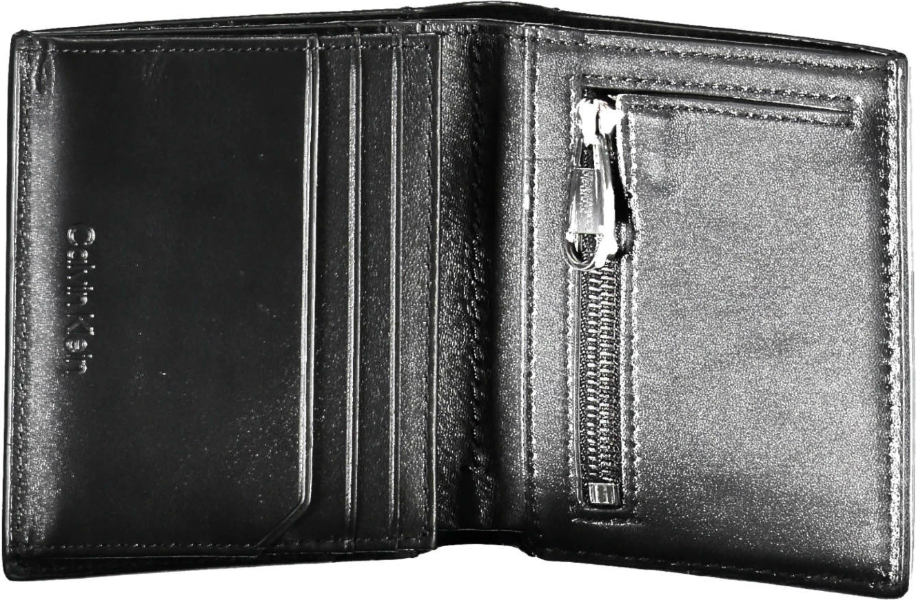 Portofol për meshkuj CALVIN KLEIN, i zi