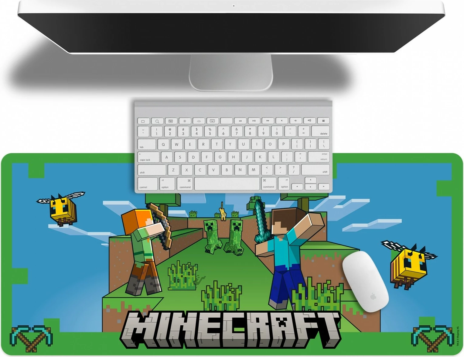 Mauspad Kids Euroswan MC00045 80x35cm Minecraft multingjyrësh