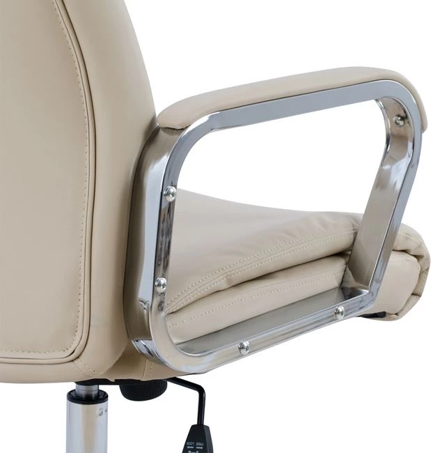 Karrige menaxheri për zyre, krem, FH1093.07, 63x80x(118-126) cm