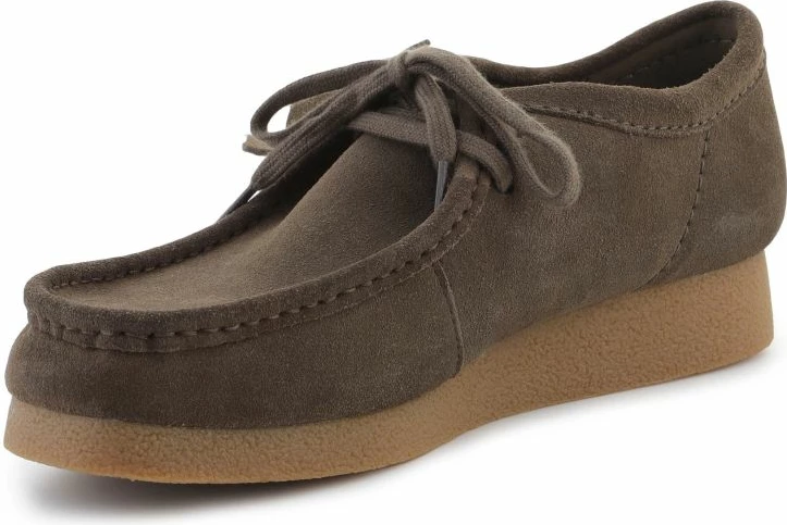 Këpucë Clarks për meshkuj, ulliri e errët