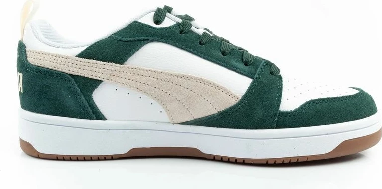 Atlete për meshkuj Puma Rebound v6, të bardha/jeshile