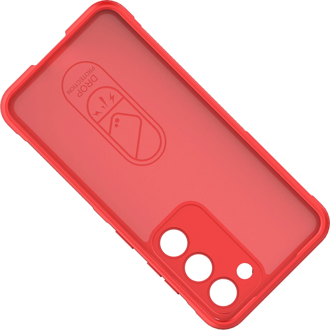 Mbështjellës Hurtel Magic Shield Case për Samsung Galaxy S23+, i kuq