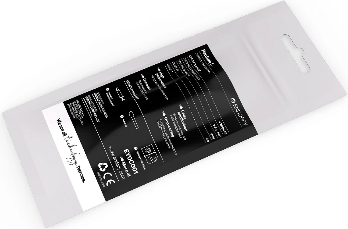 Pastë termike Endorfy Pactum 1, 4 g, gri