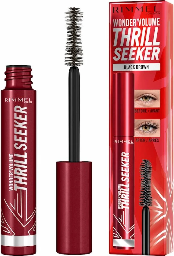 Maskara Rimmel Wonder Volume Thrill Seeker 002 Black Brown 8ml