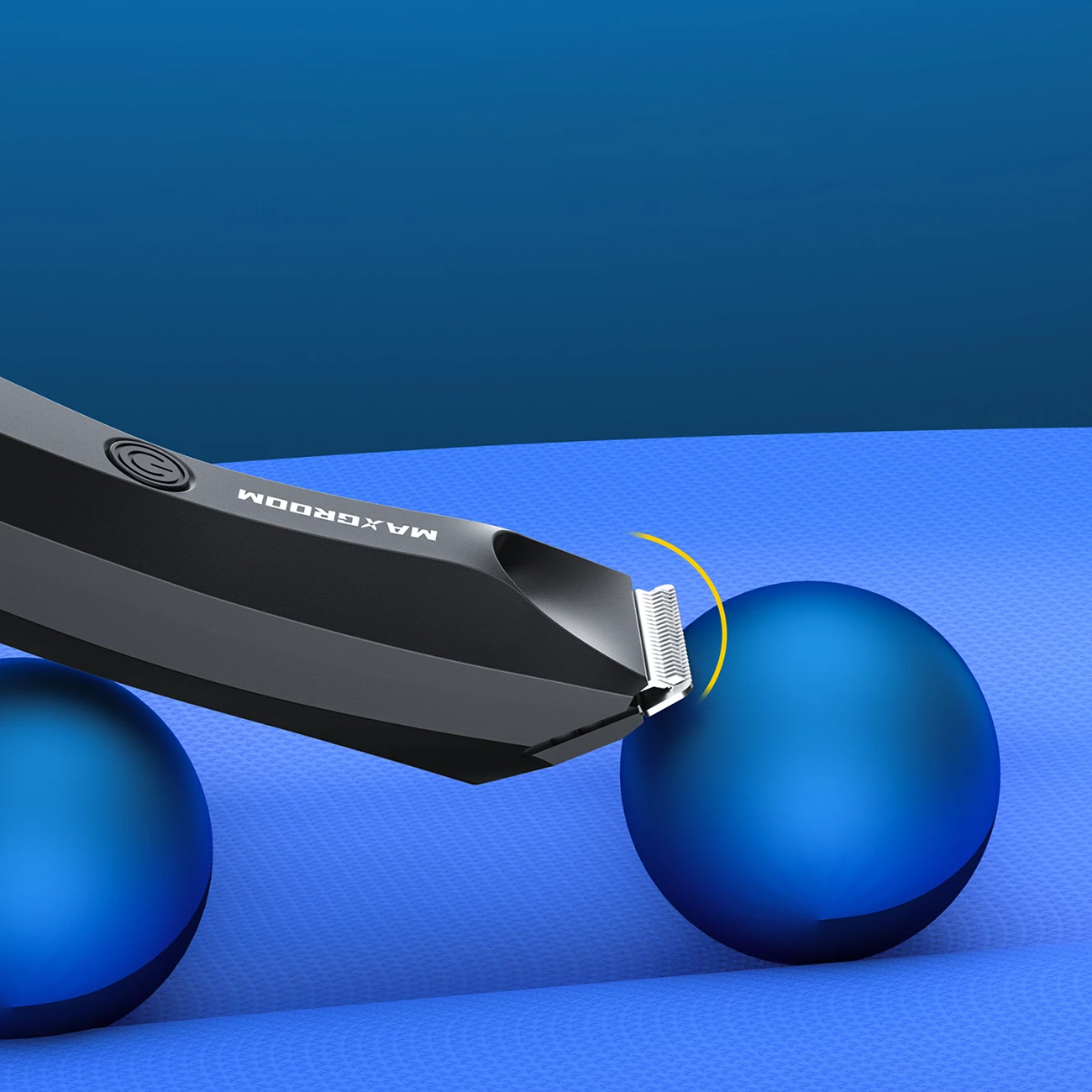 Makinë rroje MAXGROOM RFCD-9087, LED, IPX7, USB-C, 600mAh, set me krehra 3mm/5mm + çantë, e zezë