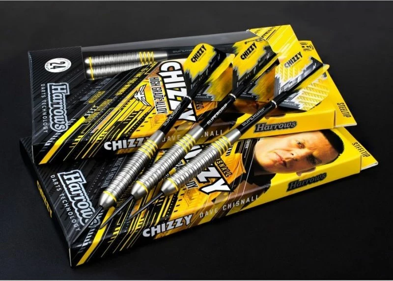 Shigjeta për Dart Harrows Chizzy, të zezë dhe të verdhë [Pesha: 21 g]
