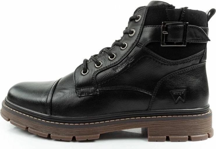 Çizme meshkuj Wrangler, të zeza