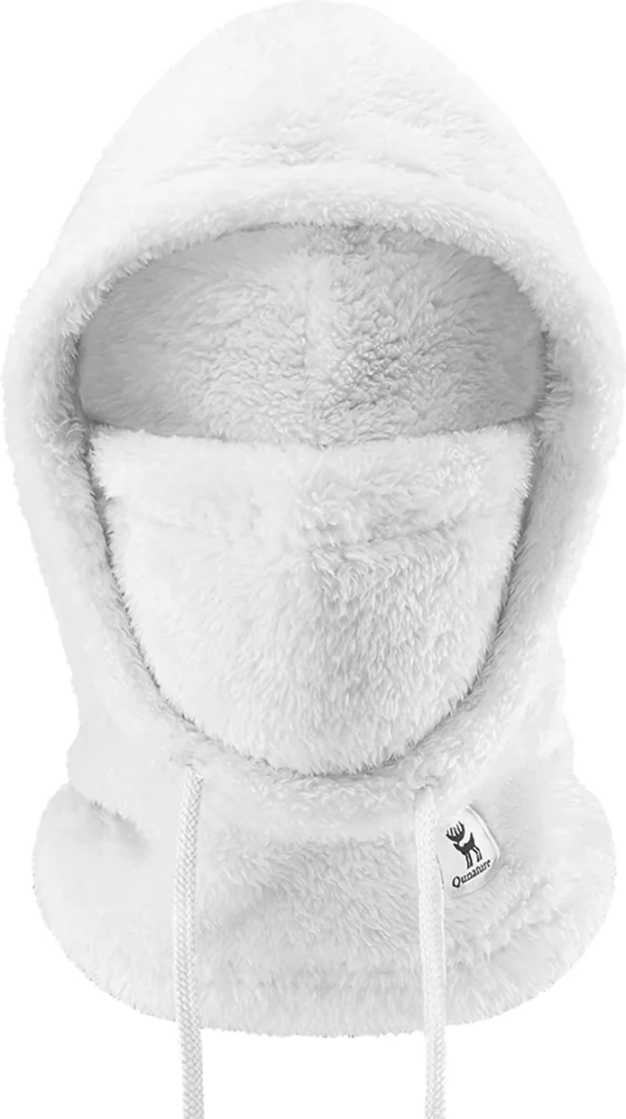 Balaklavë Qunature Arctic Velvet, për ski, madhësia L, e bardhë