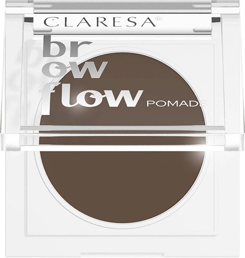 Pomadë për vetulla Claresa Brow Flow Fluffy për femra 02 Medium Brown 3.5g