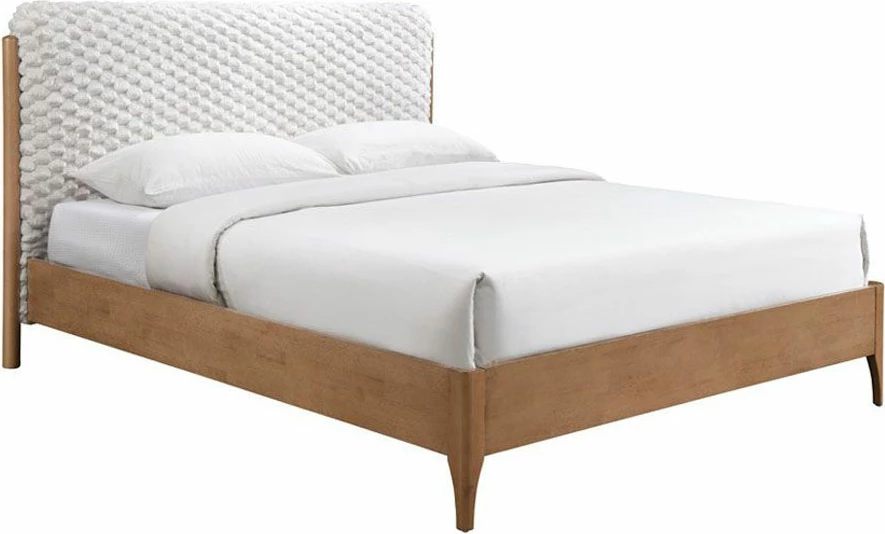 Krevat Lordy, për dyshek 160x196cm, krem, 207.5x177x103.5