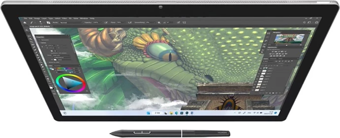Tabletë grafike Huion Kamvas Studio 16 KS1601, 16GB RAM, 512GB SSD, Windows 11 Pro, Gri e errët 6