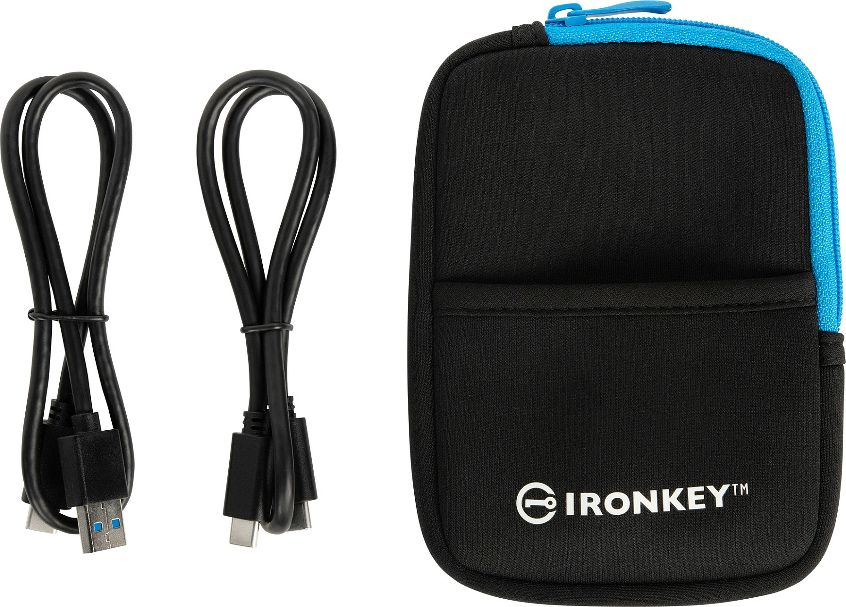 SSD i jashtëm Kingston IronKey Vault Privacy 80, 960GB, USB Type-C, Blu